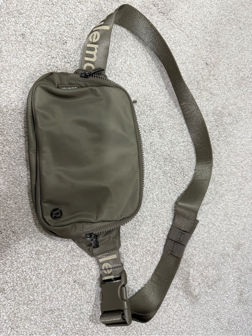 lululemon athletica Olive Green Sling Belt Bag